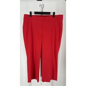 SPANX Red Slim Fit Ponte Pants – Pull-On Stretch Workwear